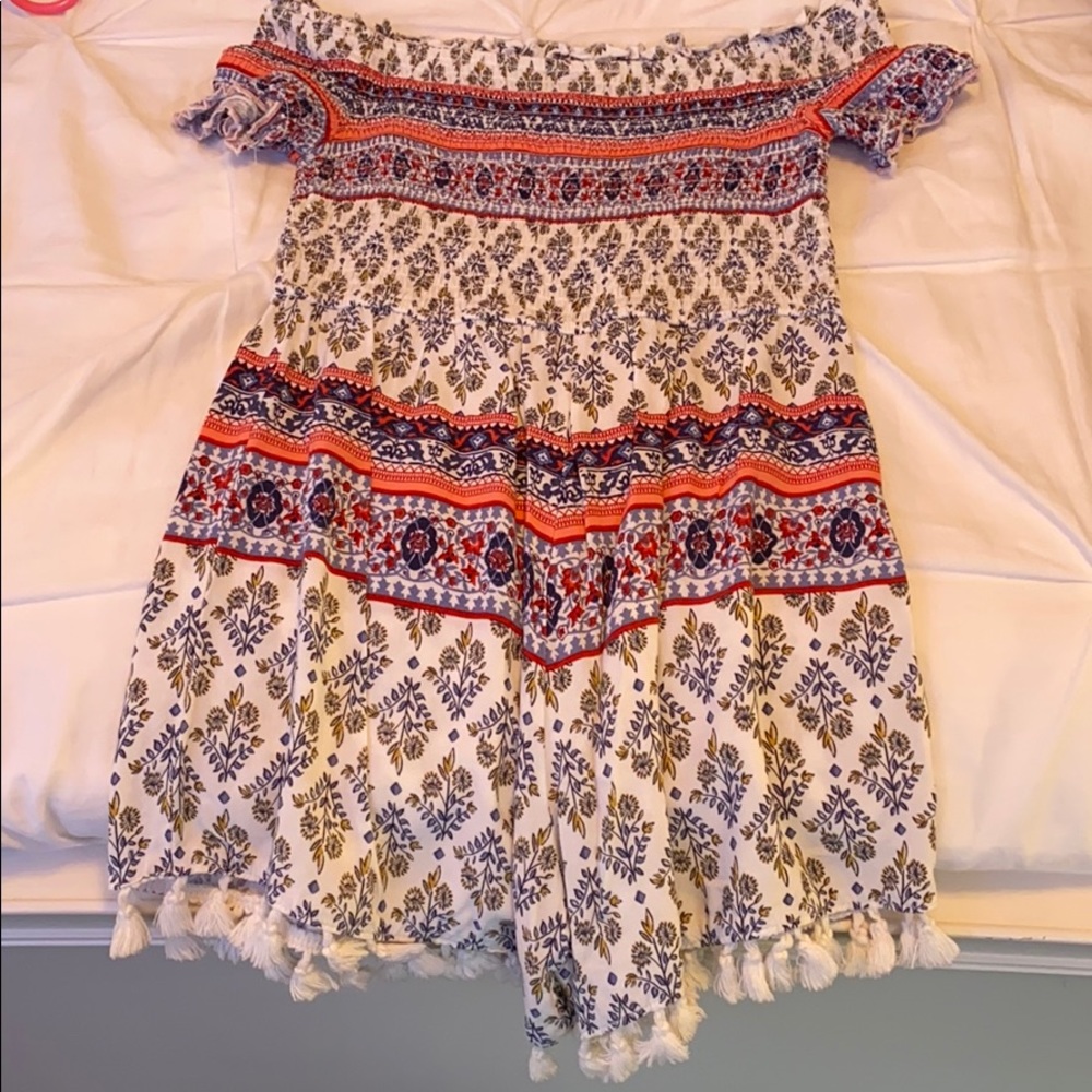 off the shoulders romper